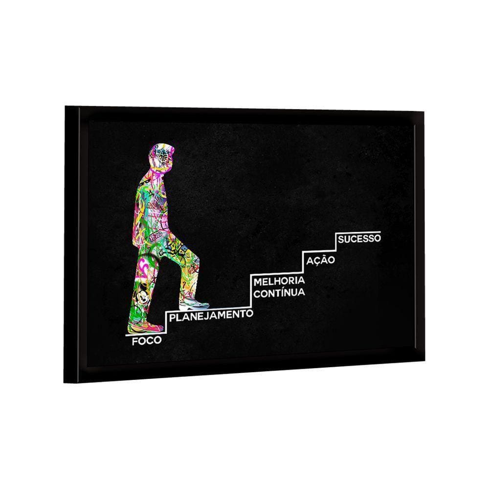 Quadro Degraus Do Sucesso -- Br Artes