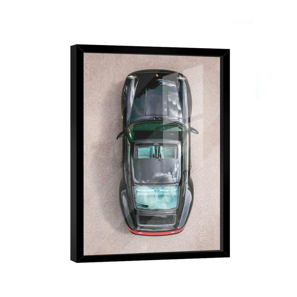 Quadro Porsche 911 Preto Br Artes