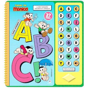 Livro Turma Da Monica Educativo Escreva E Apague Com 27 Som