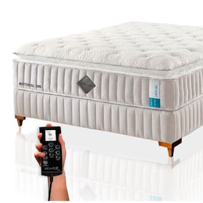 Colchão De Látex Qgel Com Cobre Box Queen 158x198cm