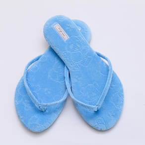 Chinelo Feminino Viz Charlotte 35/36 Em Plush Azul