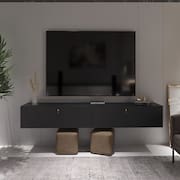 Rack Suspenso para Tv até 70 Polegadas 2 Portas Grécia 180cm