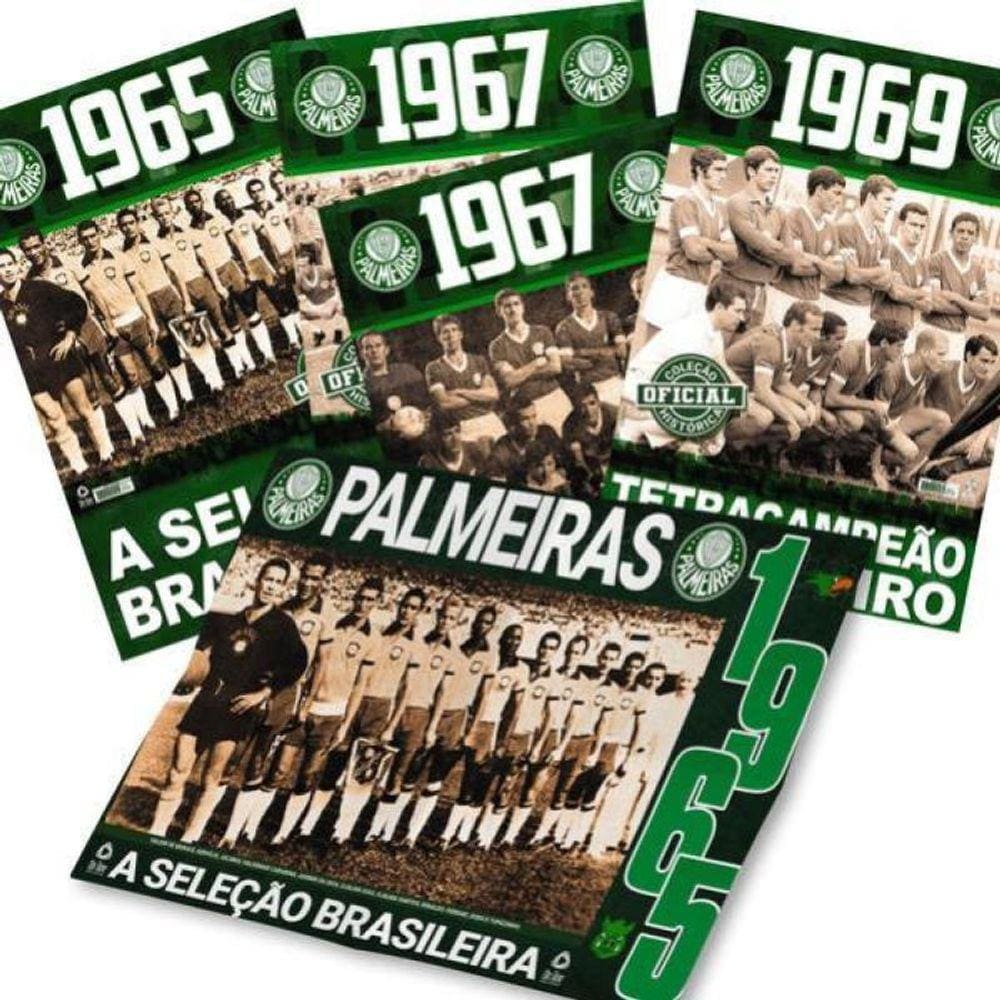 Palmeiras Coleção Oficial Histórica - 4 Pôsteres (Edições 5, 6, 7 E 8)