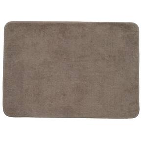 Tapete de Banheiro Poliester Base Antiderrapante Vizapi Madam 50x70cm Marrom