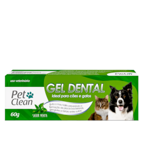 Pet Clean Menta - Gel Dental para Cães 60g
