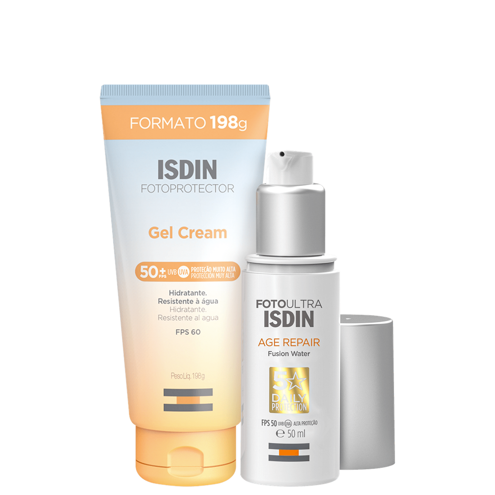Kit ISDIN Foto Ultra Age Repair 5 Stars + Fotoprotector Gel Cream (2 Produtos)