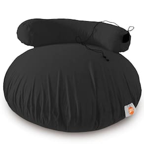 Puff G-pouf Preto - Sensorial E Leve/enchimento De Pérolas