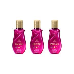 Oleo Corporal Paixao 100Ml Flor Baunilha-Kit C/3Un