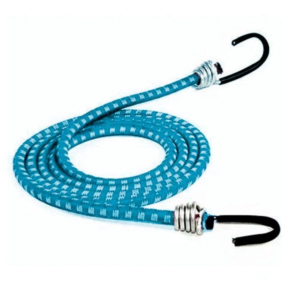 Extensor Corda Elástica Azul Bagageiro Moto 1 Metro