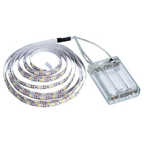 Fio Fita Led Luz Branca 120 Lâmpadas Led 2m à Pilha