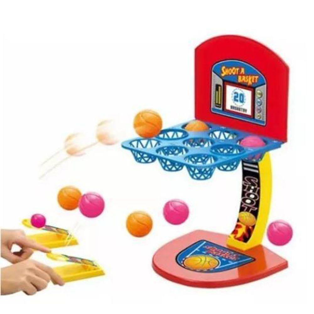 Jogo Basquete Interativo Duplo . Desafie Amigos E Familiares