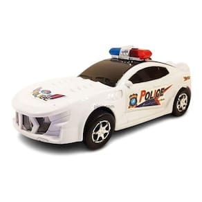 Carrinho De Polícia Com Sirene, Luzes Colorida E Som