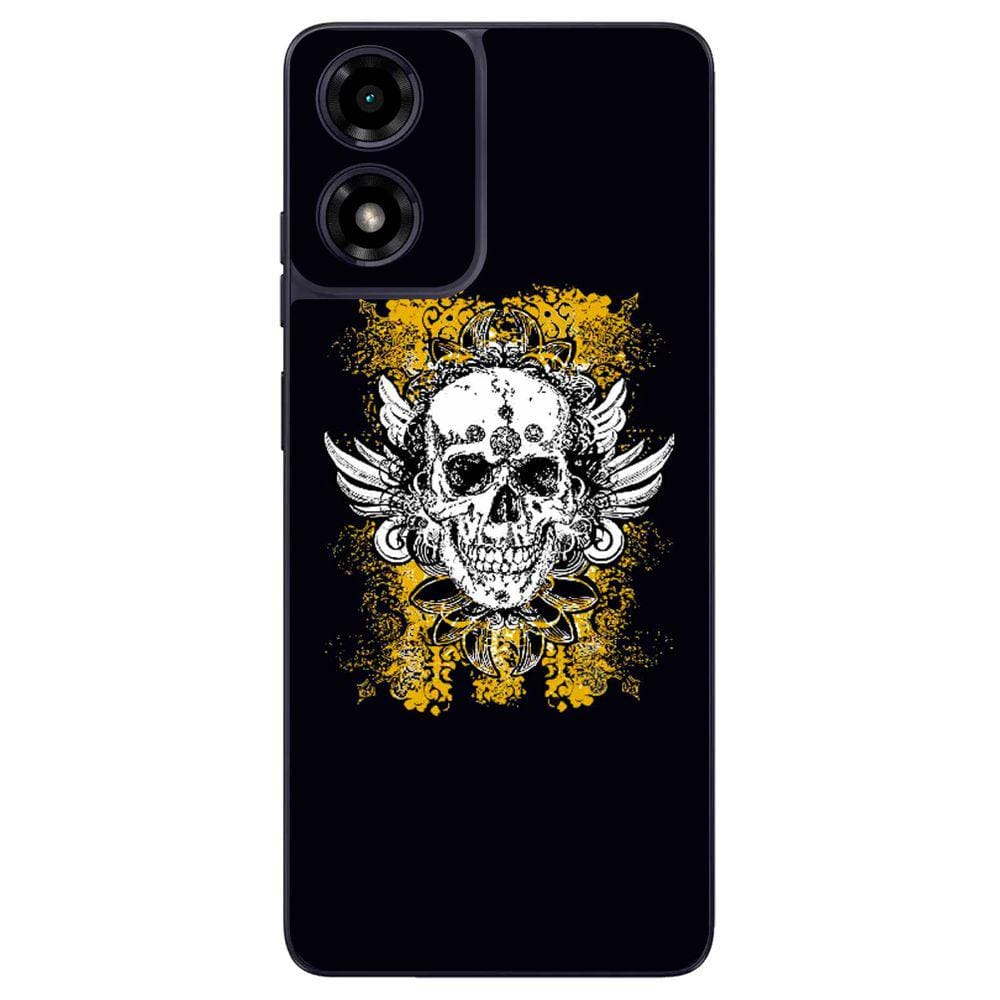 Capa Adesivo Skin374 Verso Para Motorola Moto G04