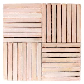 Decks de Madeira Modular 30x30 Cm Sacada e Varanda Madeira de Eucalipto