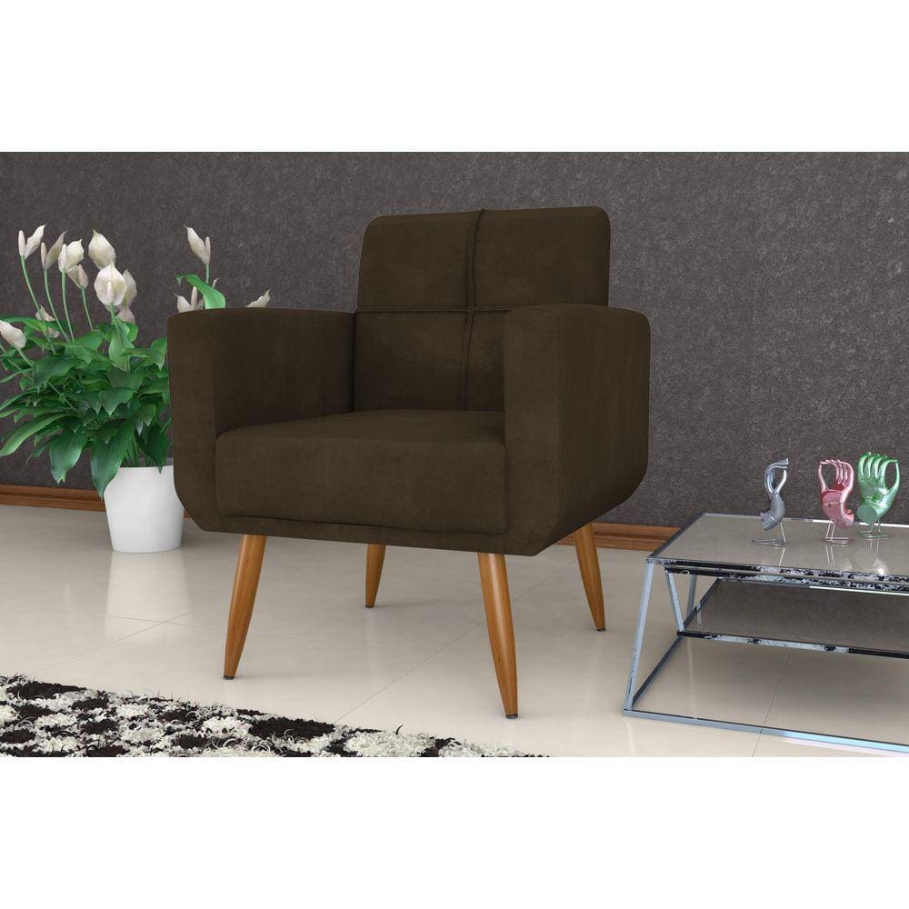 Poltrona Decorativa Havana Turkey Marrom F444 - Matrix