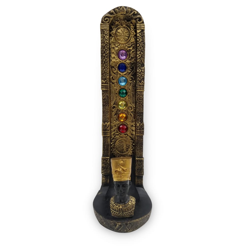 Incensário 7 Chakras Egípcio Nefertiti