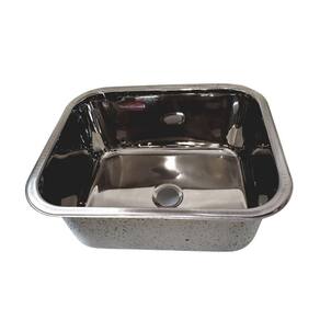 Strake Cuba Inox Brilhante Grande Simples 50x40x25 cm