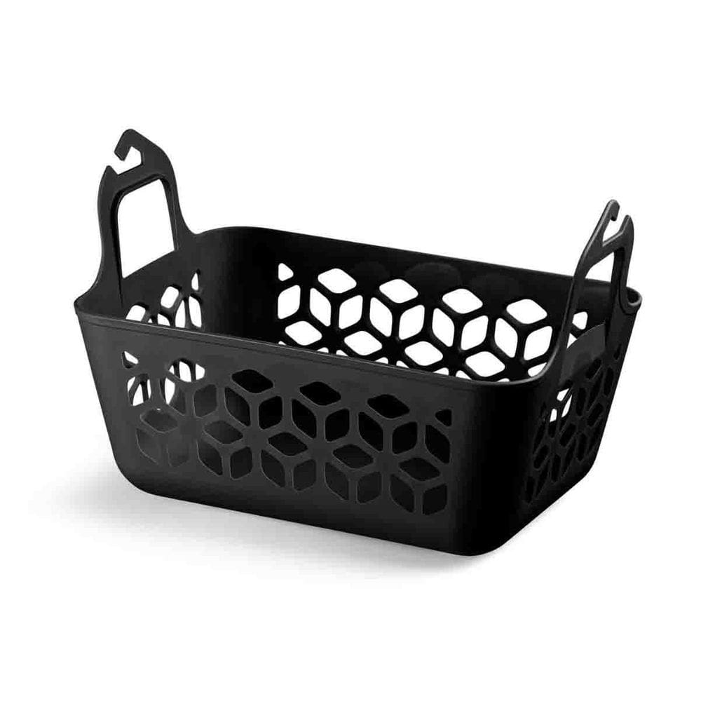 Cesto Prendedores De Roupa Organizador Plástico Uz Preto