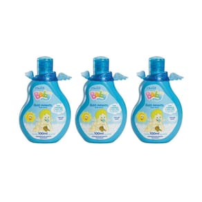 Oleo Corporal Muriel Baby 100Ml Azul - Kit Com 3Un
