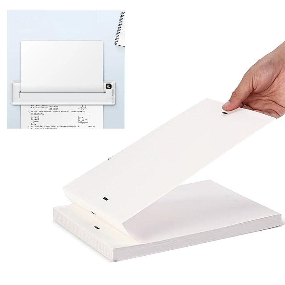 Papel Termico A4 100 Folhas Impressora Termica Bluetooth Advogado Processo Trabalho Arquivo Lista Nota