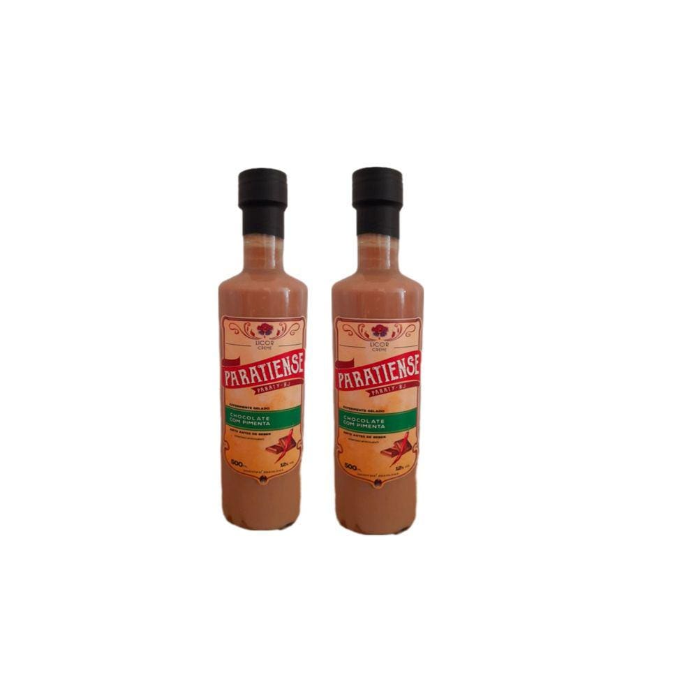 Kit Licor Paratiense Chocolate Com Pimenta 500ml 2 unidades