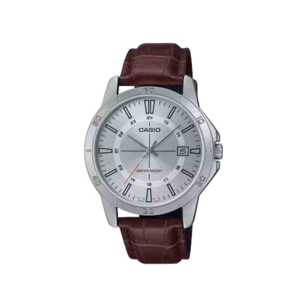Relógio Casio Classic Prata Masculino Mtp-V004L-7Cudf