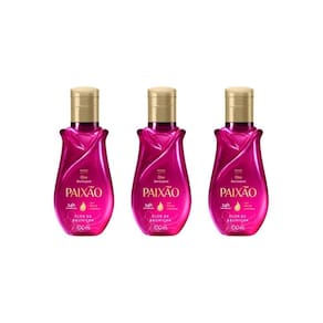 Oleo Corporal Paixao 100Ml Flor Baunilha-Kit C/3Un