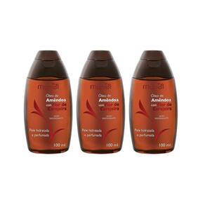 Oleo Corporal Muriel 100Ml Amendoas Com Cerejeira- Kit C/3Un