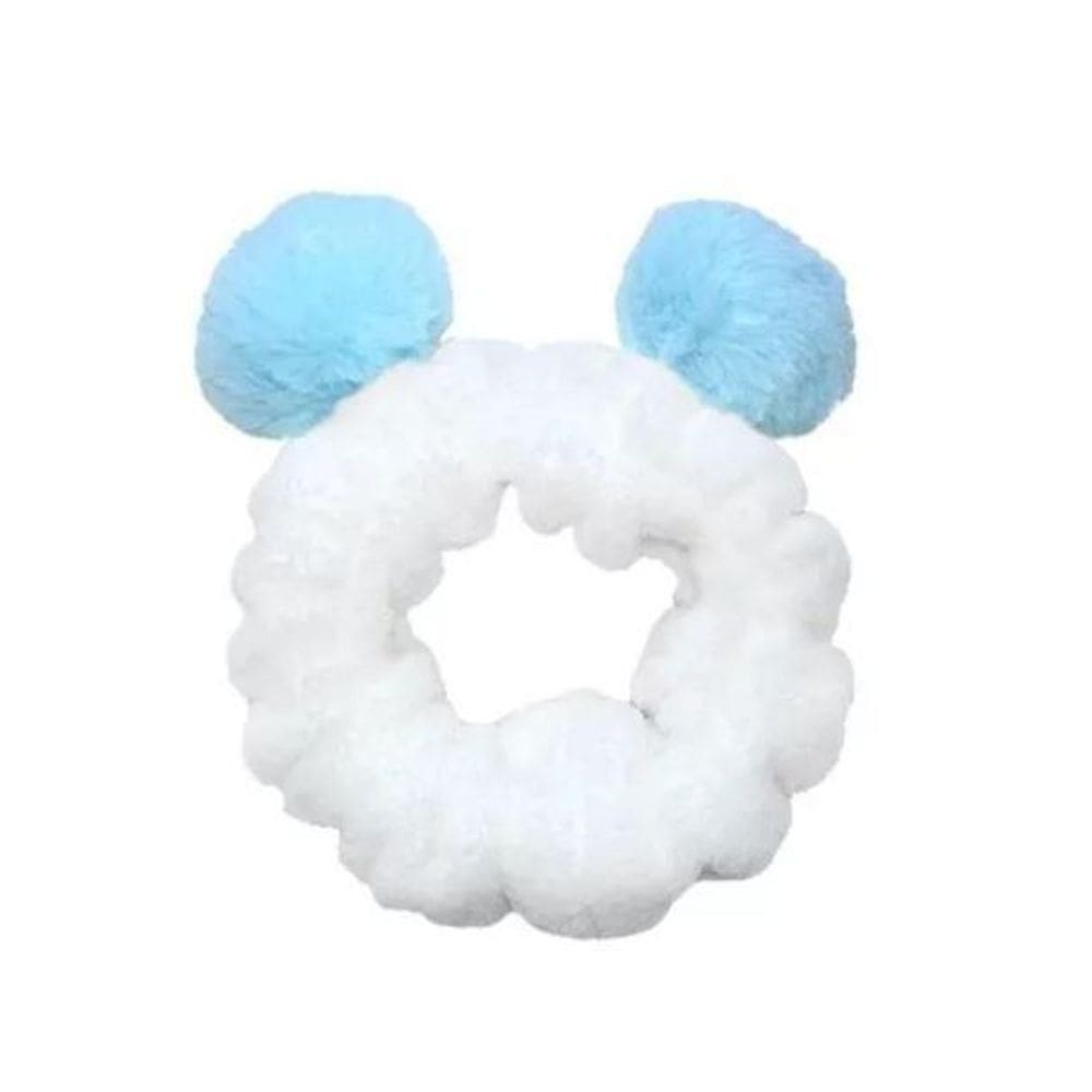 Faixa Pós-Banho Em Algodão, Modelo Turbante Formato Urso.