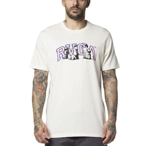 Camiseta RVCA Rapa Nui WT24 Masculina Off White