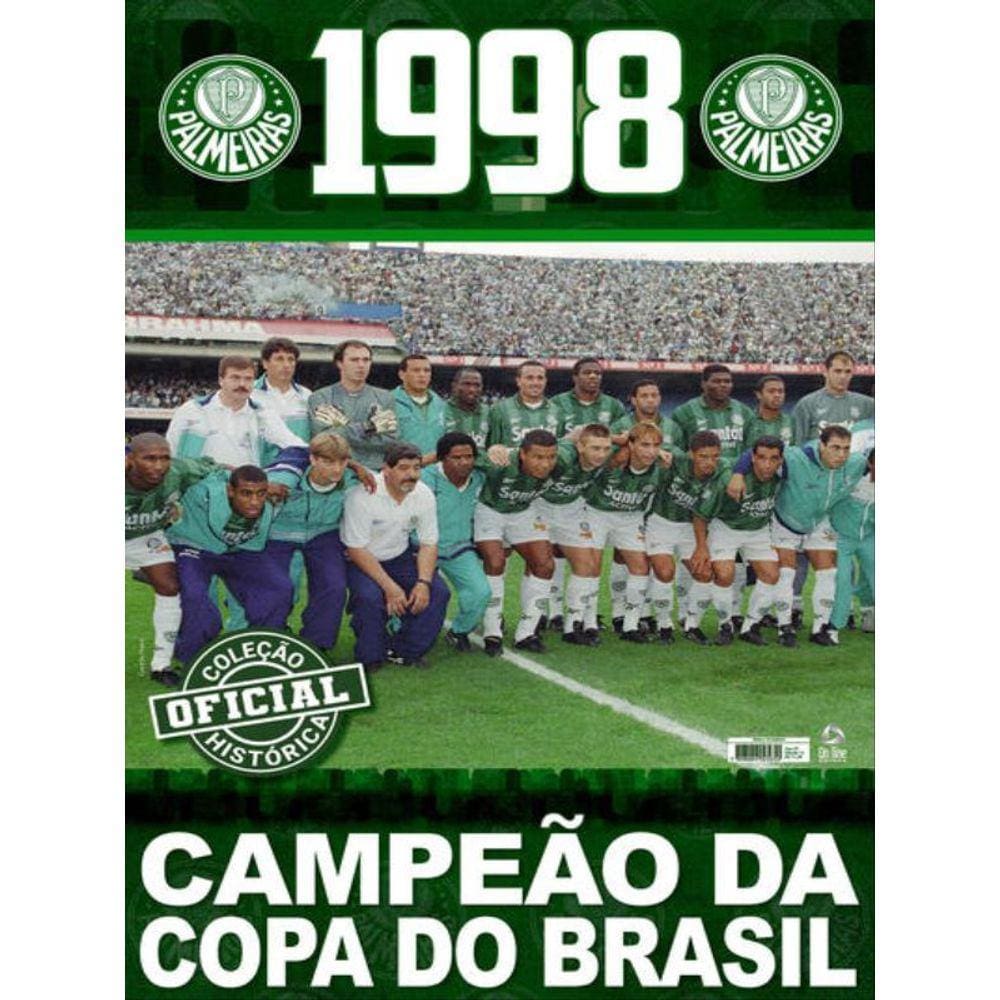 Coleção Oficial Histórica Palmeiras Edição 15 - Pôster Copa Do Brasil 1998