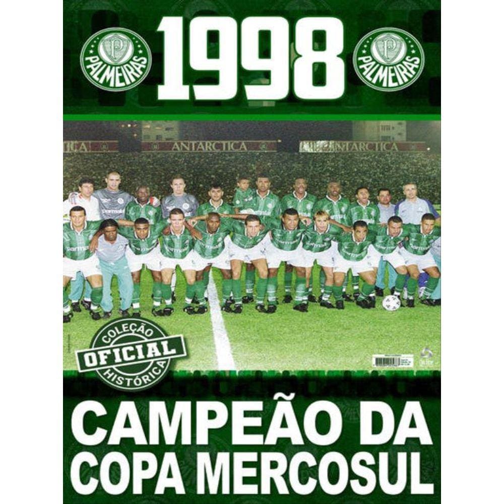 Coleção Oficial Histórica Palmeiras Edição 16 - Pôster Mercosul 1998