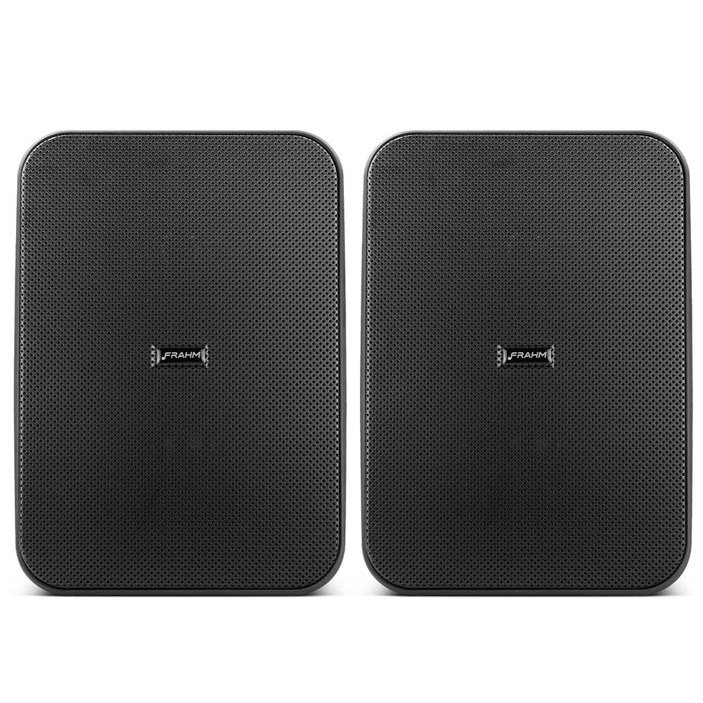 Par Caixa De som Frahm Cs 6 Ambiente Passiva Preto 100W Rms