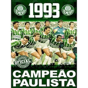 Coleção Oficial Histórica Palmeiras Edição 11 - Pôster Paulista 1993