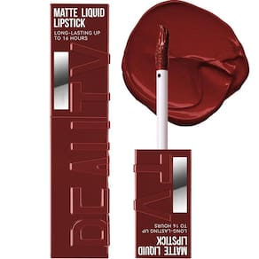 Batom Líquido Matte A Prova D`Água Longa Duração Vermelho