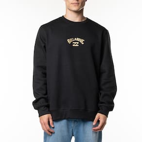 Moletom Billabong Careca Mid Arch 280G WT24 Preto