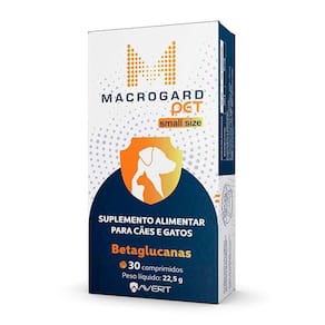 Suplemento Alimentar Avert Macrogard Small Size Cães de Porte Pequeno 30 Comprimidos