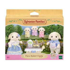 Sylvanian Families Família Dos Coelhos Floral Epoch 5735