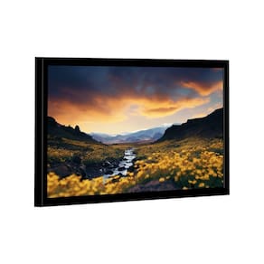 Quadro Paisagem Do Campo Amarela -- Br Artes