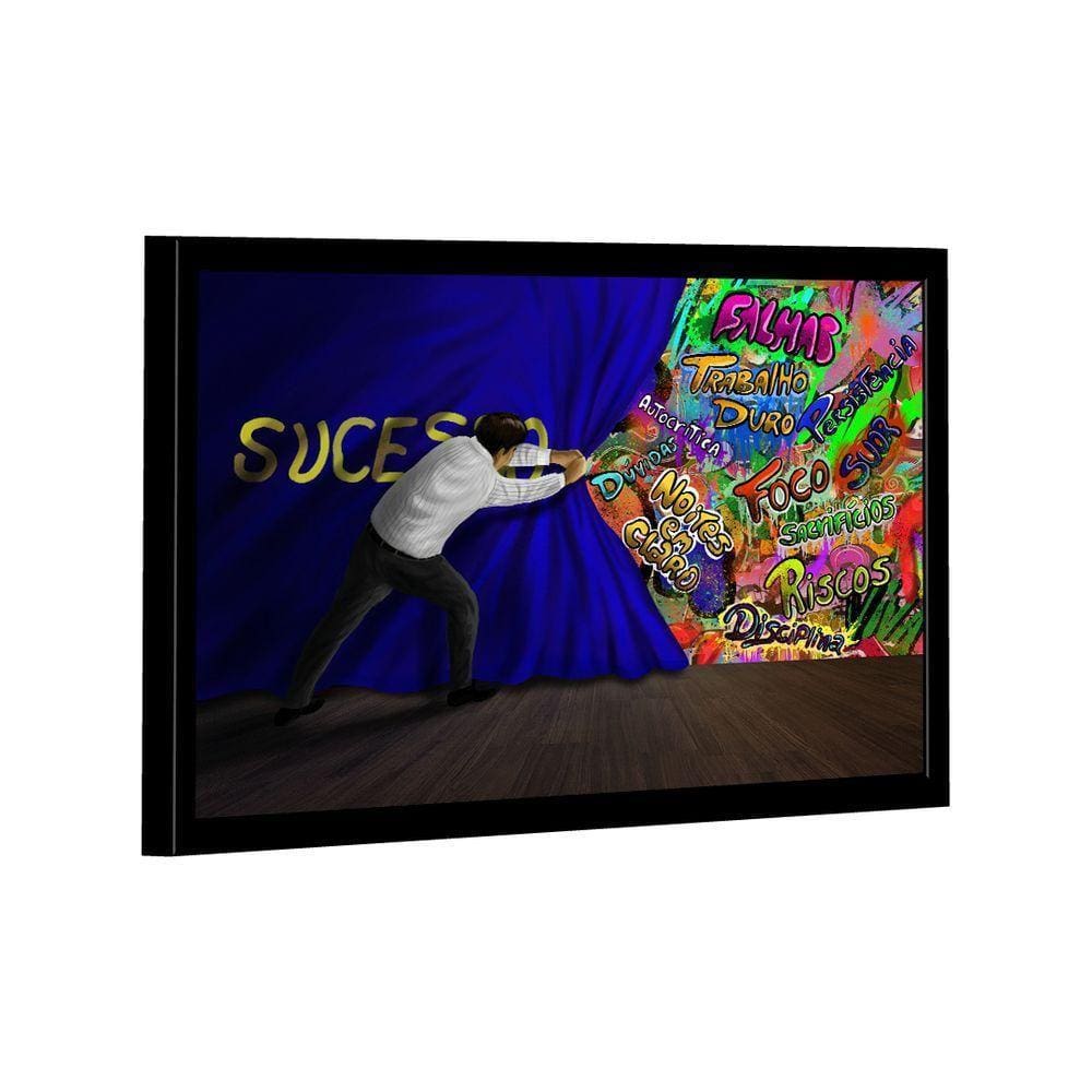 Quadro Cortina Do Sucesso -- Br Artes