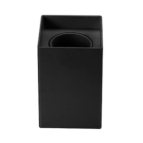 Spot De Sobrepor Mr16 Quadrado Preto