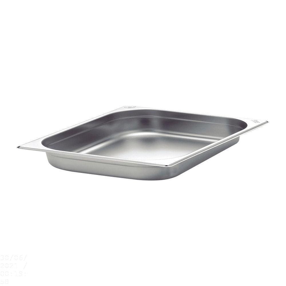 Cuba Tramontina Gn 1/2 Em Aço Inox Sem Alças Profundidade 20 Mm - Aço 304 Tramontina