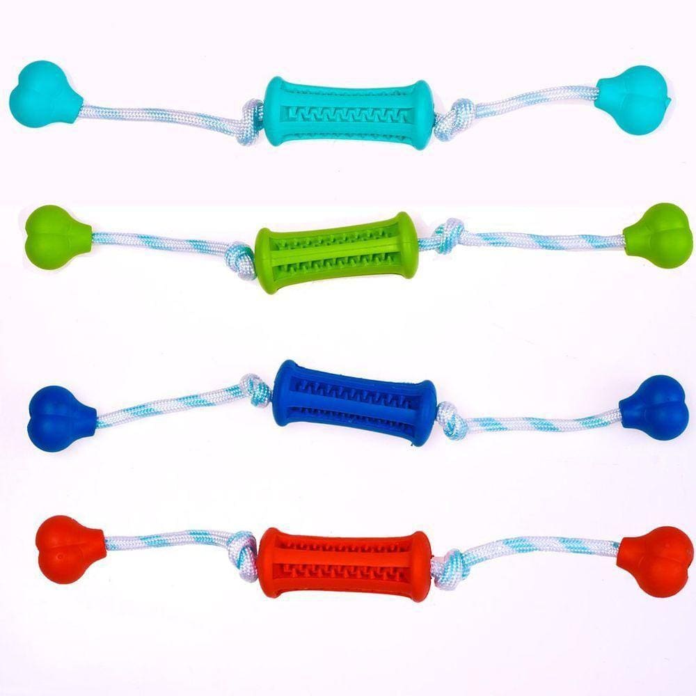 Brinquedo Pet Dental Play Para Morder Mintfresh Com Corda 9X37Cm