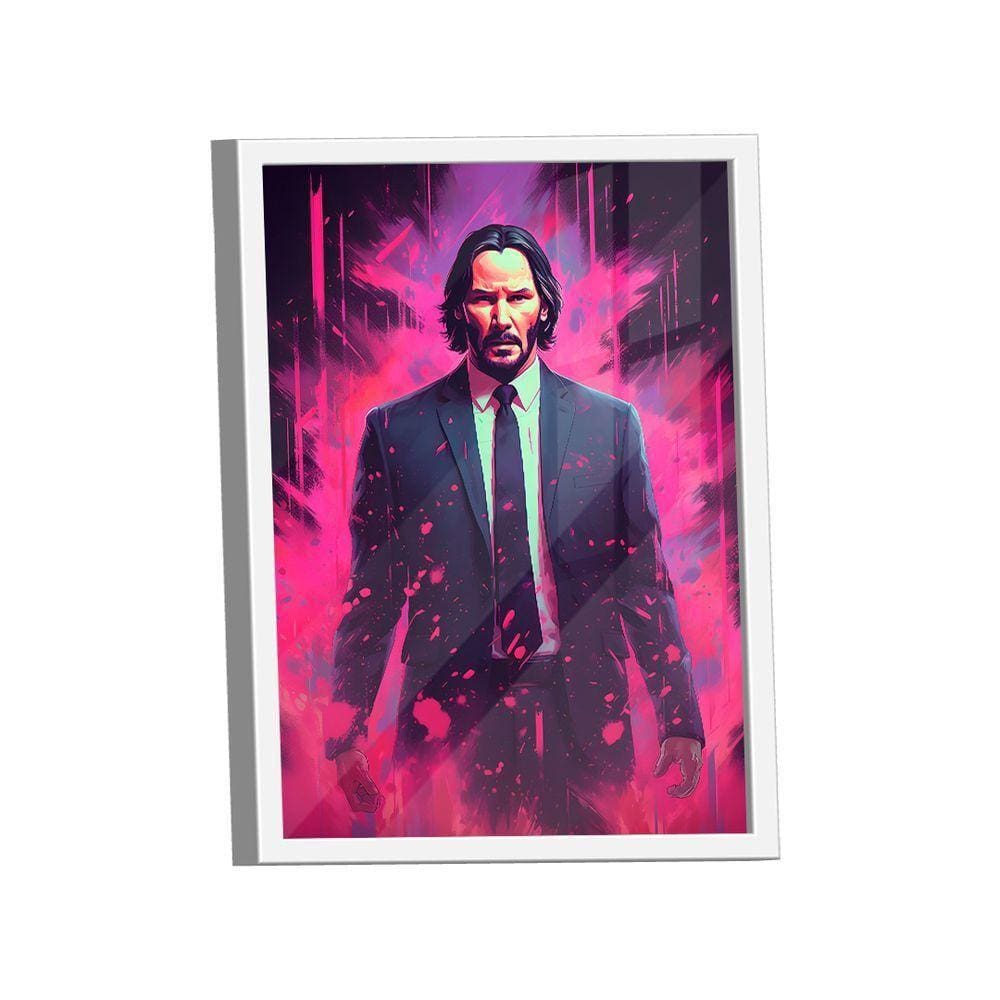 Quadro John Wick Purple -- Br Artes