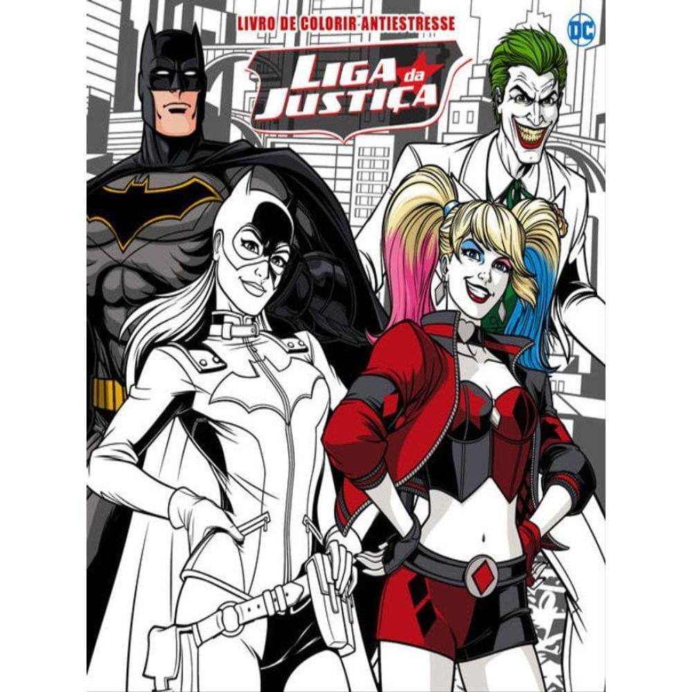 Liga Da Justiça Livro Para Colorir