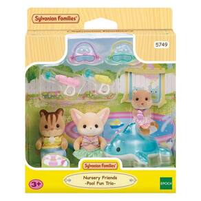 Sylvanian Families Amigos Jardim Infância Diversão Piscina