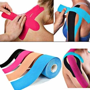 Fita Kinésio Bandagem Elástica Esportiva Muscular 5M Sml