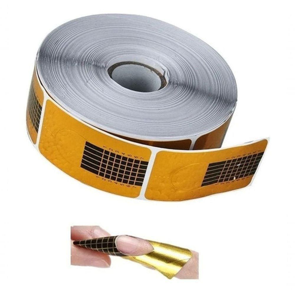 500 Moldes Adesivo Gel Uv Unhas Postiças Acrigel Porcelana