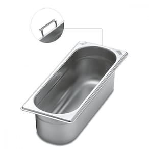 Cuba 2/8 Em Inox Com Alças Móveis Profundidade 65 mm 304