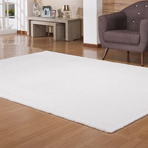 Tapete para Sala 100cmx150cm Bangor Niazitex Branco